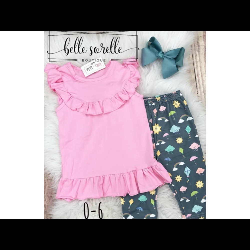 Spring Weather Capri Set